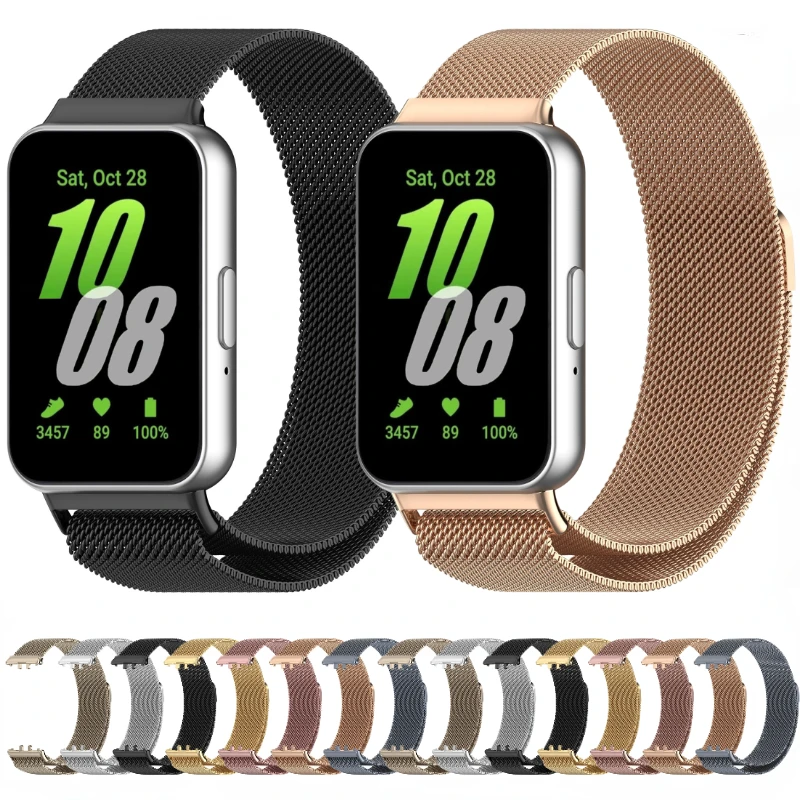 

Milanese metal strap For Samsung Galaxy Fit 3 Sports watch magnetic suction replacement wristband For Galaxy Watch Fit 3 Band