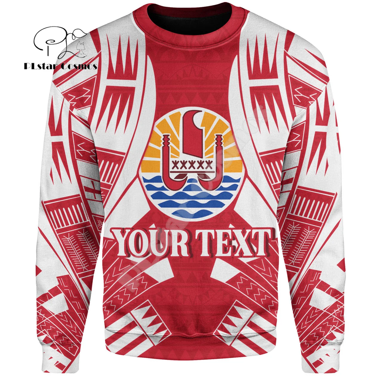 Custom Name French Polynesia Tahiti Country Flag Tribal Hibiscus Tattoo Retro 3DPrint Pullover Harajuku Casual Hoodies Jacket 13