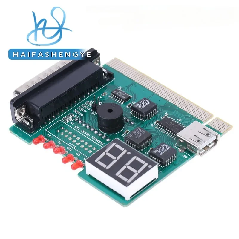 AK PCI & ISA Motherboard Tester Diagnostics Display 4-Digit PC Computer Mother Board Debug Post Card Analyzer printed circuit board
