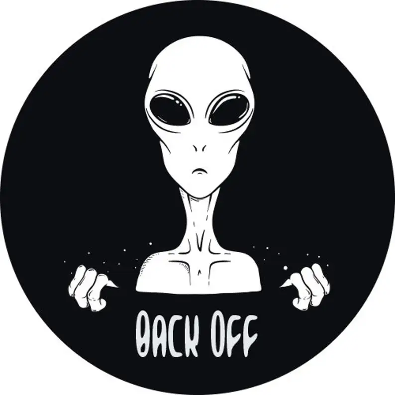 

Alien Back Off Car tire cover dust waterproof sunscreen suitable for most car parts tire cover