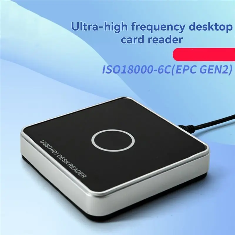A96T 데스크탑 리더/라이터 카드 발급기 UHF RFID 915Mhz 비접촉식 전자 태그 (출입 통제 및 재고 관리 시스템용)