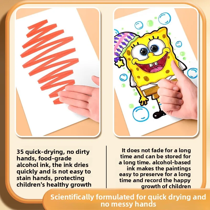 168팩 세척 가능한 아크릴 페인트 펜 포름알데히드 무첨가 무독성 학생용 세트 휴대용 케이스 학교 프로젝트 및 어린이 미술용