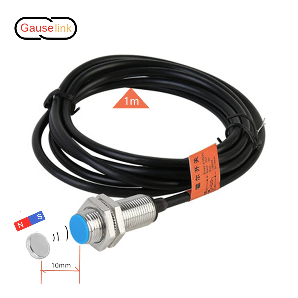 Interruptor de proximidad para pasillo, Sensor NJK 5002C, NPN, PNP, NO NC, 3 cables, 36V, detección, 10mm, M8, M12, M18, imán incluido|Conmutadores| - AliExpress