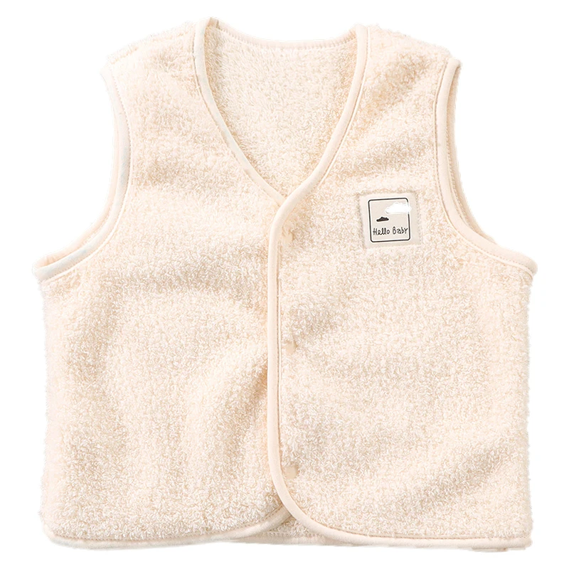 Children's Cloud Velvet Warm Coat Lamb Velvet Vest Waistcoats children vest