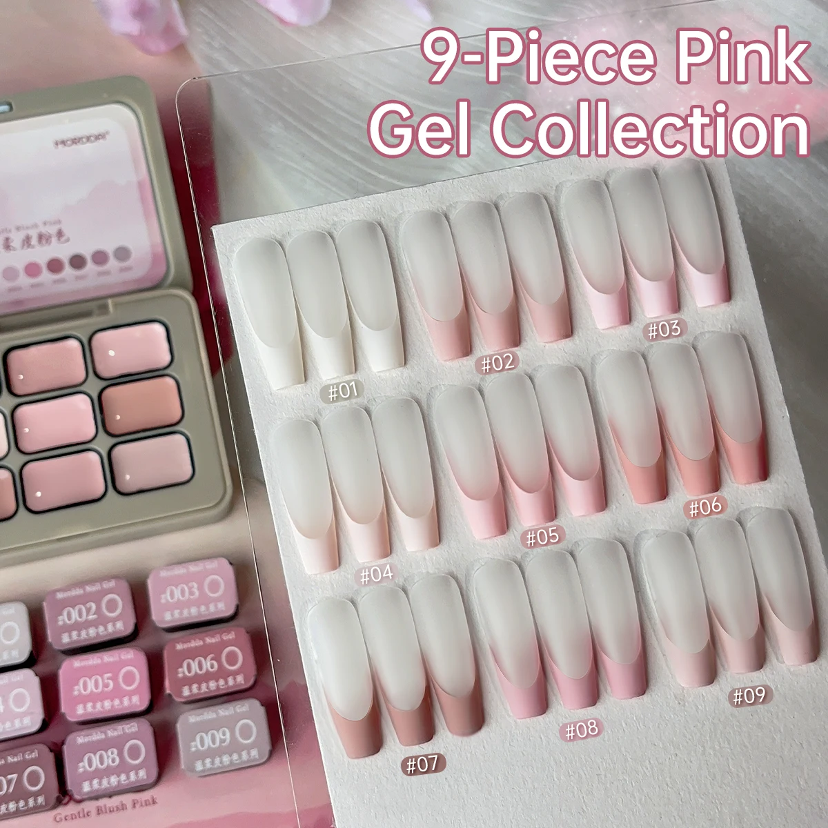 Vibrant Pink Patting Glue: High-Saturation Semi-Solid Nail Polish