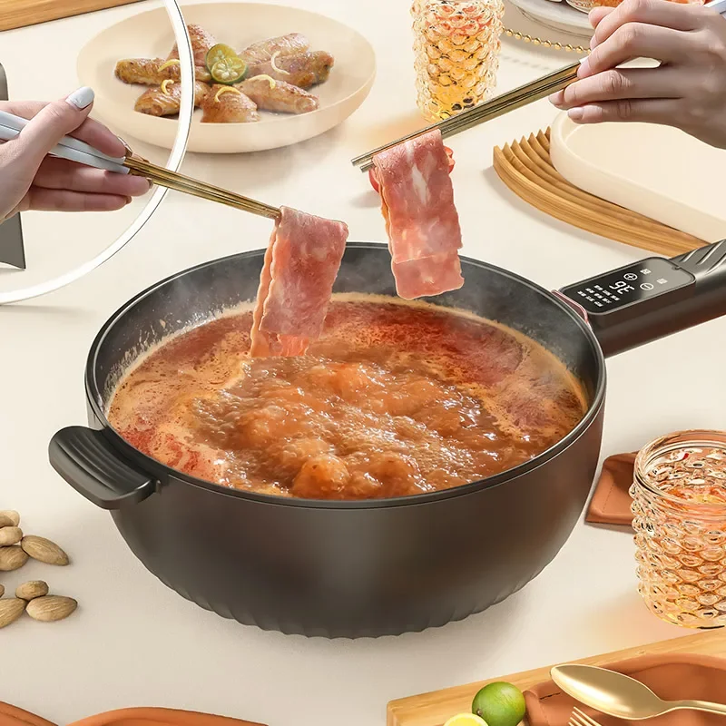 Electric frying pan household multifunctional non-stick electric cooking pot integrated dormitory electric noodle cooker 2