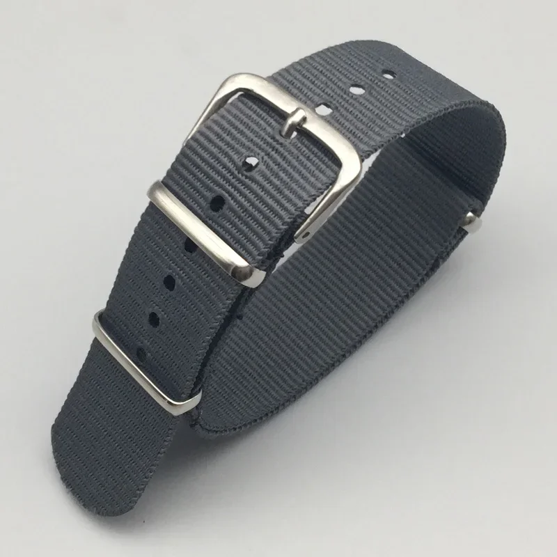 Durable Nylon Canvas Sports Watch Strap with Buckle