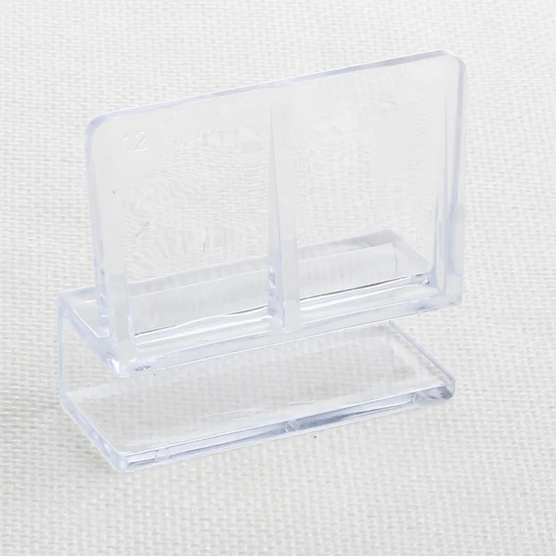 

Aquarium Glass Cover Clip Clear Acrylic Support Holder Clamps for 0.5 Inch Wall