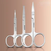 Nail Cutter Stainless Steel Eyebrow Trimmer Small Scissors Professional Manicure Sewing Nails Tools For Cuticle Oil Pedicure 2