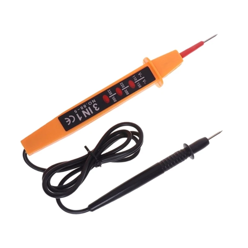 

Bidirectional Tester Versatile Circuit Test Light with Color Indicate Light Efficient Circuit Troubleshooting Dropshipping