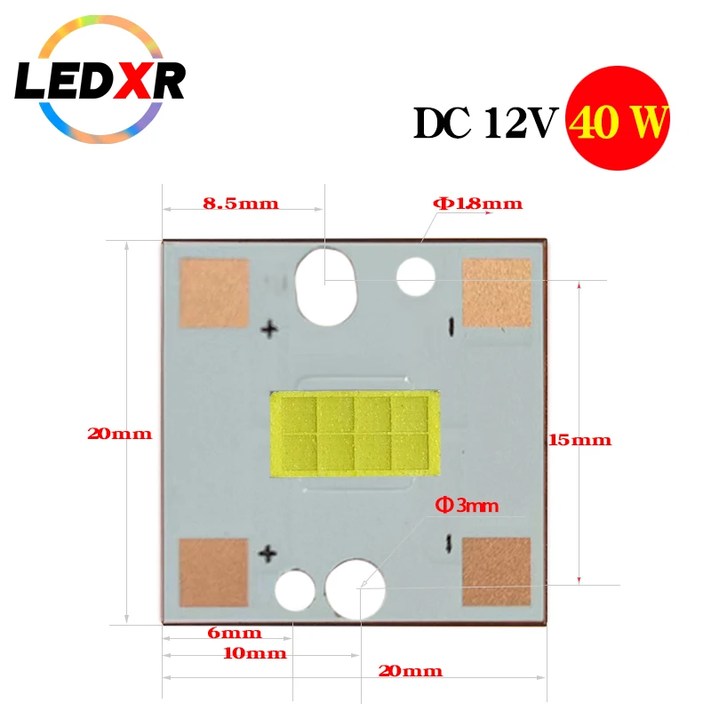 รูปสินค้า LED ไฟหน้ารถจักรยานยนต์ 12V 40W ประหยัดพลังงาน แสงขาวสว่างสดใส