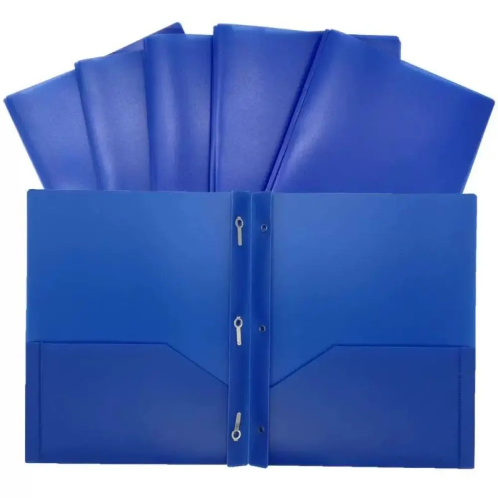 Pocket & Brad Folder, Blue