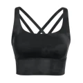 CRZ YOGA Womens Strappy Longline Sports Bra - Wirefree Criss Cross Padded  Crop Tank Top Workout Yoga Bras