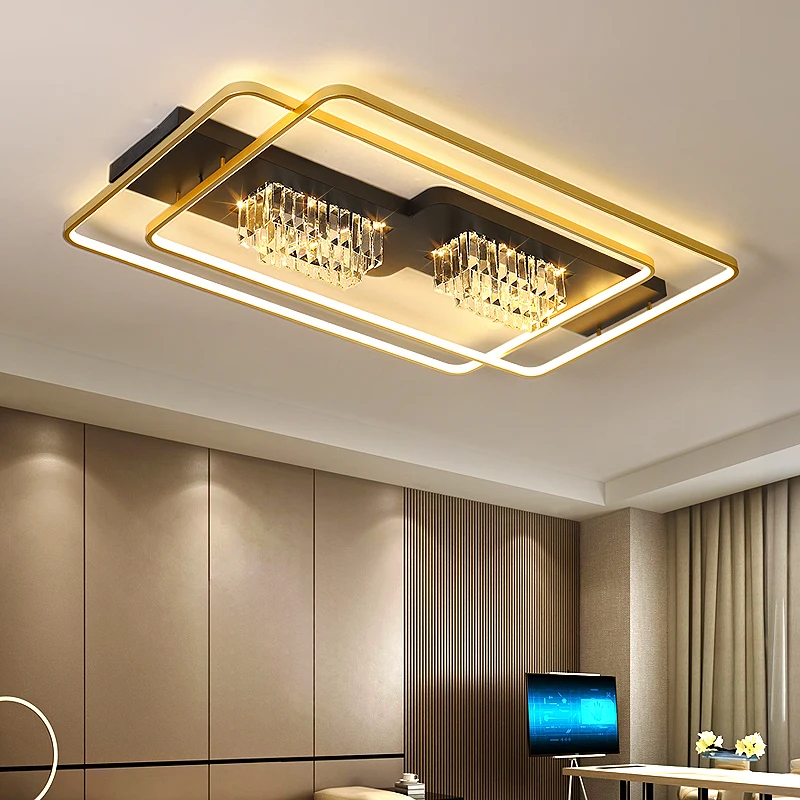 

Modern Golden black Bedroom Living Room Study Dining Room Home Lighting Ceiling Ceiling Lights