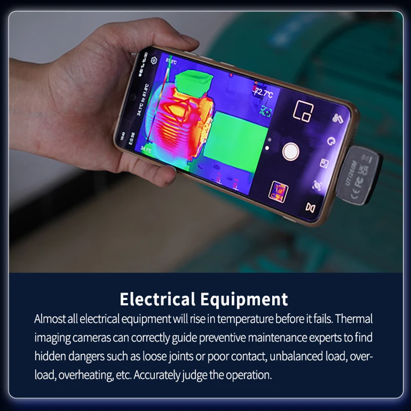 Phone Temperature Cameras UNI-T Thermal Imager For Mobile Phone