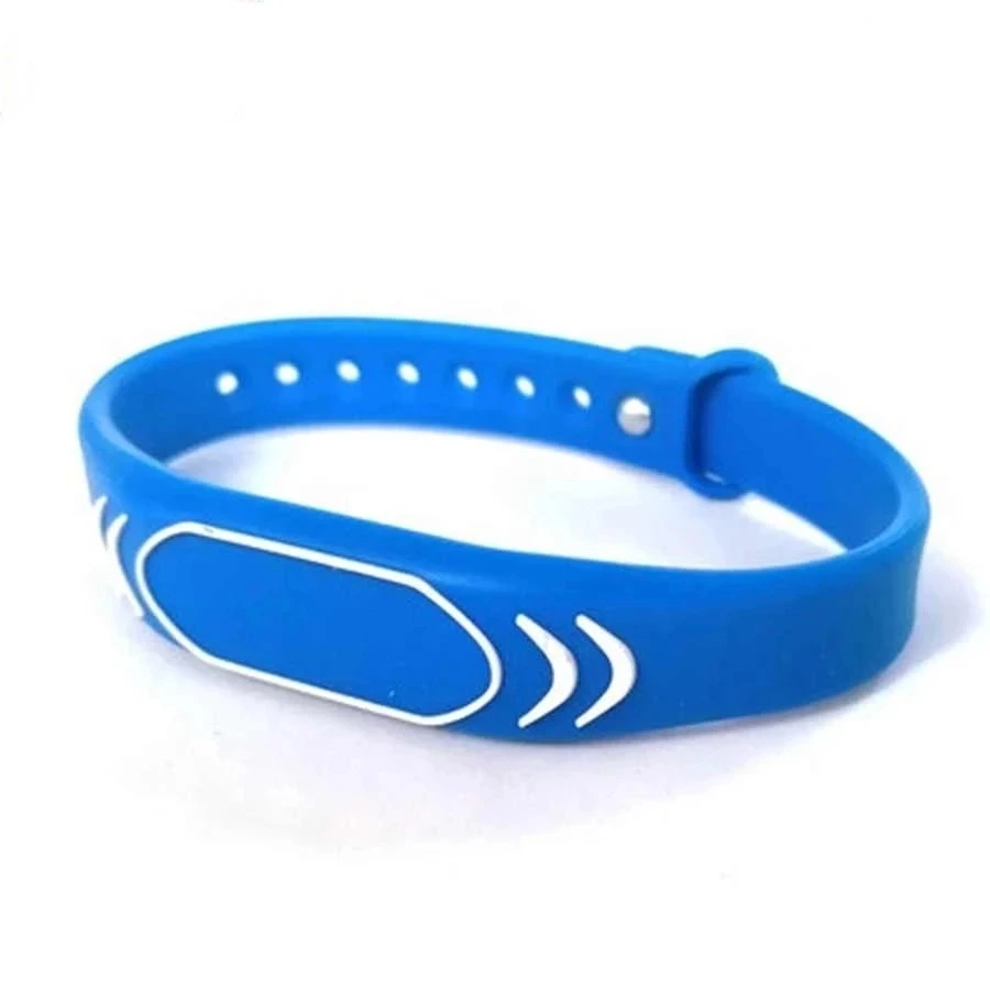 Smart Chip Wristband NFC Read Only 13.56MHz Adjustable Waterproof RFID Access Control Bracelet Key Tag Badge Token Card 1Pcs