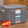 Large Quilt Storage Bag Dust-proof Wardrobe Clothes Cabinet Organizer Foldable Storage Organizers Clothes Blanket Organizer Box 1