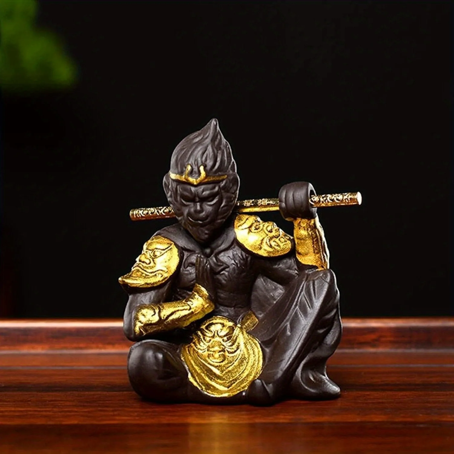 Incense Holder Beautiful Ceramic Reflux Incense Holder Waterfall Incense Burner Monkey King Decoration Incense Burner Waterfall