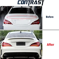 1.2m Car Rear Trunk Spoiler Lip Universal Roof Tail Wing Lip Fit For Benz Audi A3 BMW E90 E46 Car Racing Sedan Accessory 2