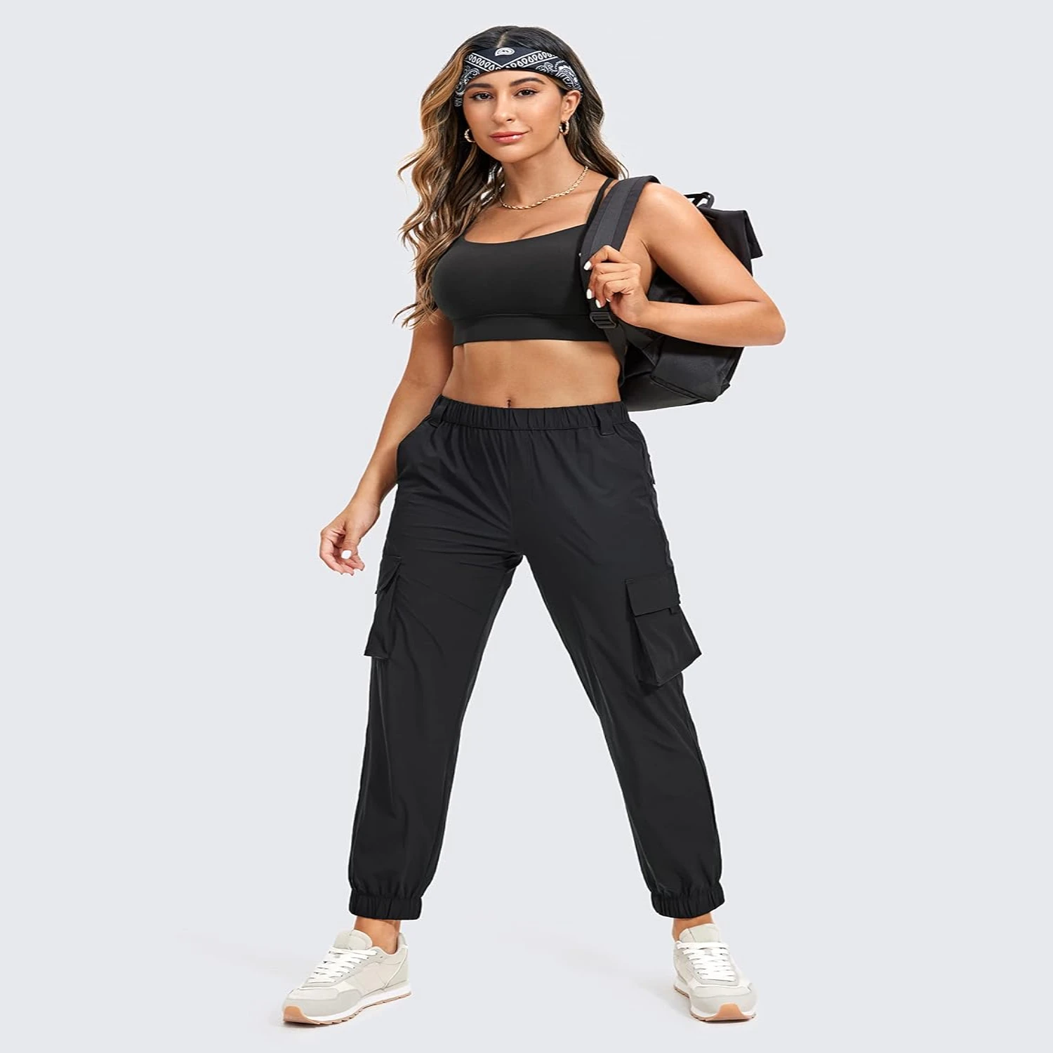 Chic Butterluxe Wireless CRZ YOGA Padded Y-Back Racerback Sports Bra-Sleek and Stylish Athletic for Women with Spaghe