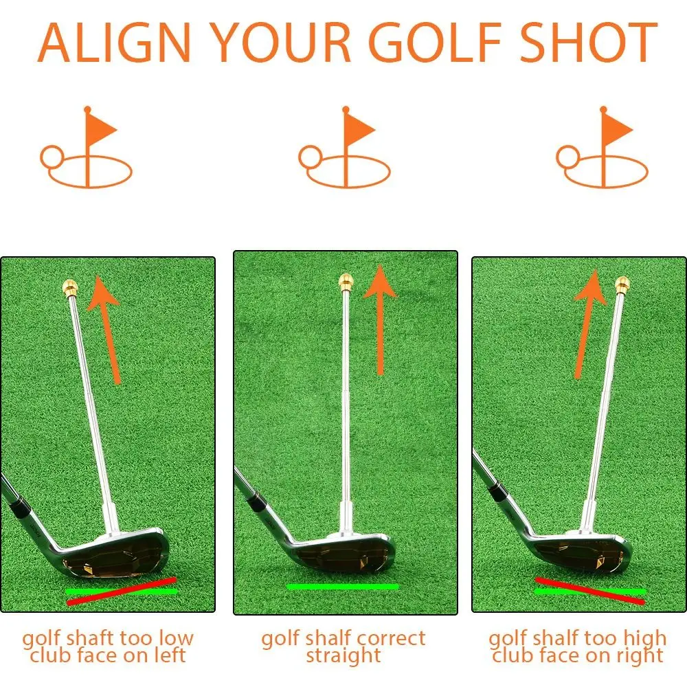 Golf Alignment Sticks, Training Aids Accessories Help Visualize and Align Your Golf Shot