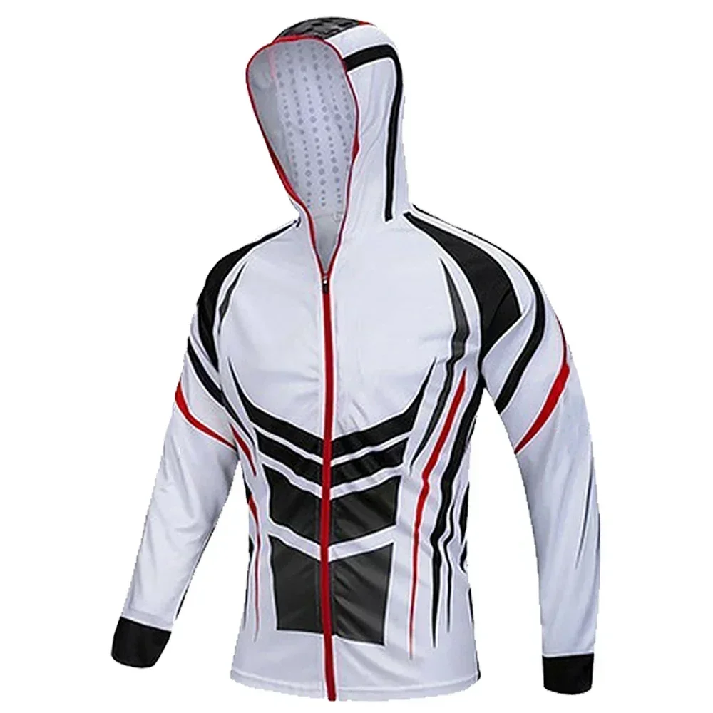 Fishing Shirt Fishing Clothes Sunscreen Jacket Men Fishing Clothing Sun Protection Long Sleeve Fishing Jerseys Breathable Professional Sports sunscreen jersey fishing shirts