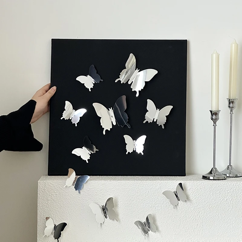 3D DIY 거실 장식 그림 나비 소파 배경 벽걸이 예술 현대 미니멀리스트 홈 데코레이션 액세서리