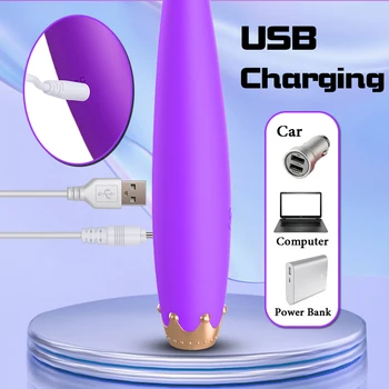 G Spot Finger Vibrator for Women 10 modes Silicone Orgasm Dildo Vagina Massager Nipple Clit Stimulator Female Sex Toys for Adult 6