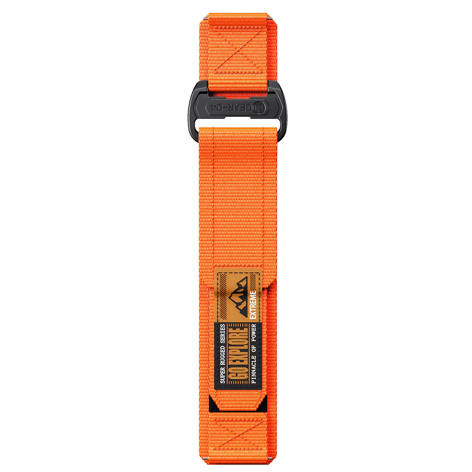 Outdoor Nylon Velcro Woven Wristband Watch Strap - Adjustable 20mm/22mm Band