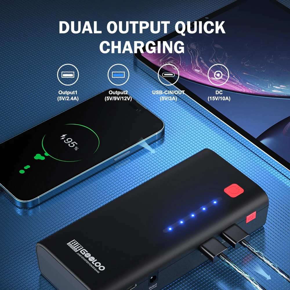 GOOLOO 12V Automotive Car Starting Device 3