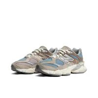 New Balance NB 9060 Baskets basses unisexes décontractées pour tous les jours, marron et bleu |   Résistant à l'usure, respirant pour les sports quotidiens U9060MUS 3