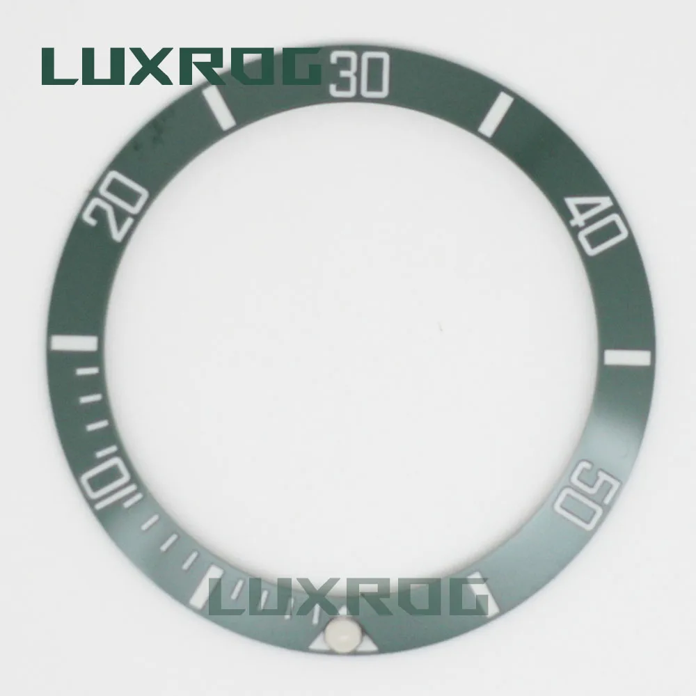 38mm BGW9 Luminous Ceramic Bezel Insert Fit 40mm Watch Case Black Blue Green Ring For Seiko Rlx Submarine Gmt Skx007 Seahorse