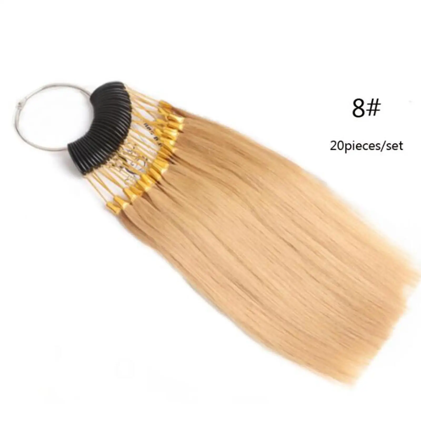 Hair Charts Swatches Hair Color Ring Holder Display Color for Beauty Salon Tool