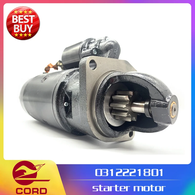 Linde forklift part 0312221801 motor alternator perkins engine starter used on 351 352 353 diese truck H20 H25 H30 H35 H50 H60 used fast transmission gearbox 8js75c for truck engine