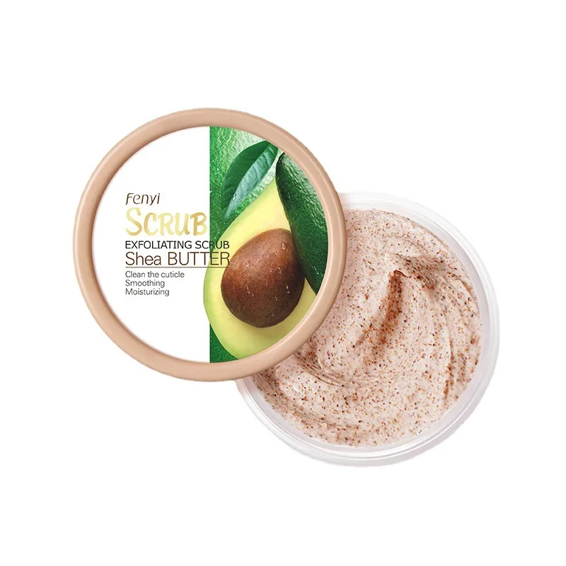 Body Scrub Moisturizing Oil Control Deep Cleaning Softening Chicken Skin Keratin Rubbing Mud 100g