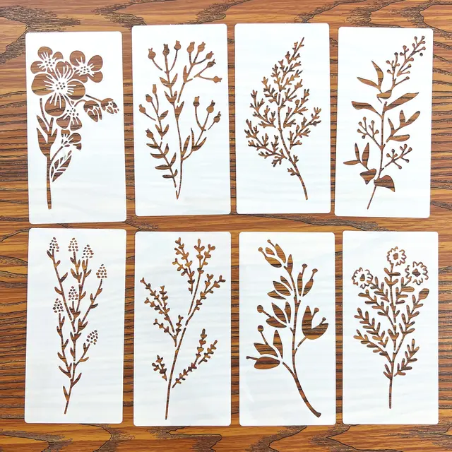 Flower Painting Stencils 3