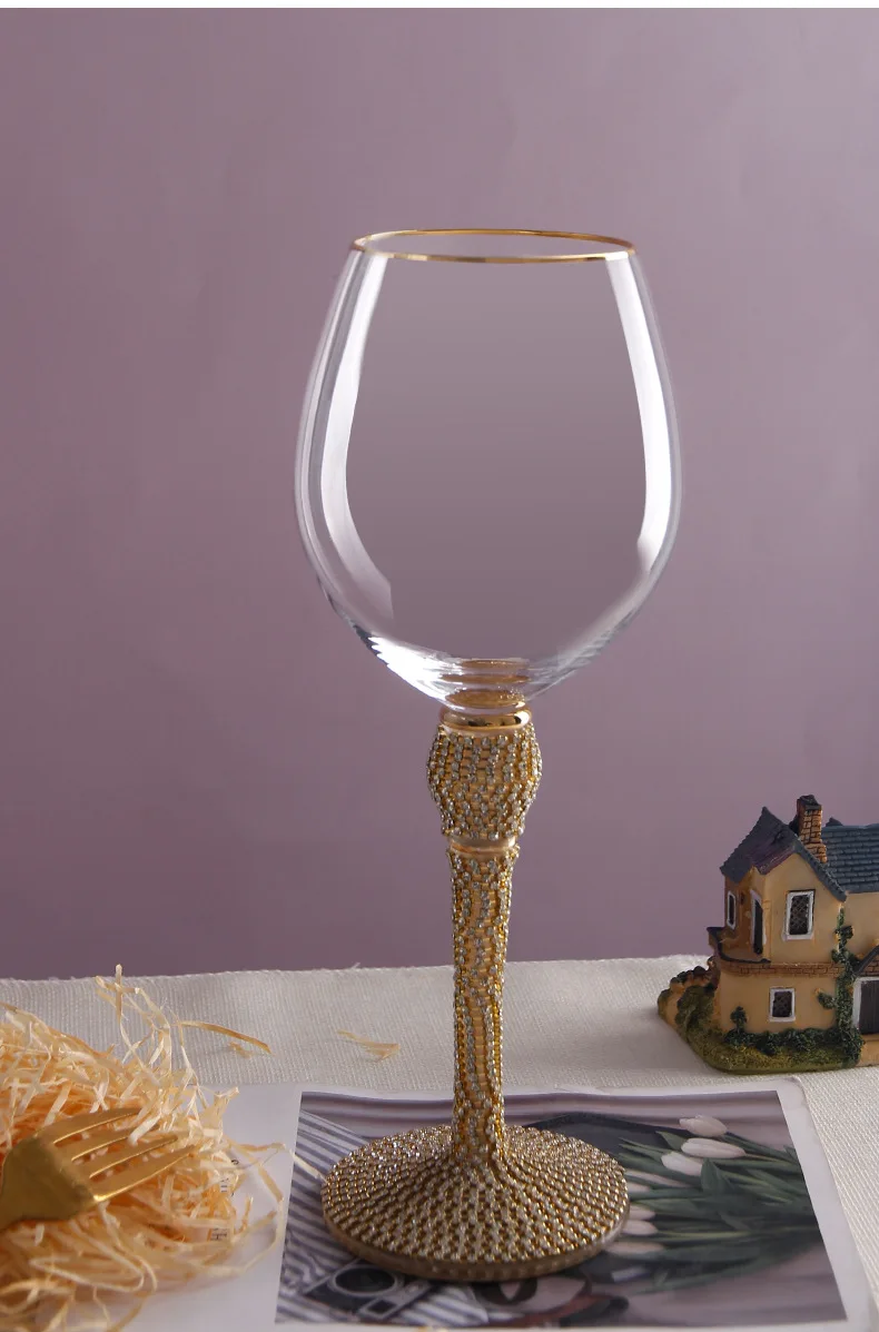 "Royal Rim" Gold-Edged Crystal Glassware - clHouse & Home