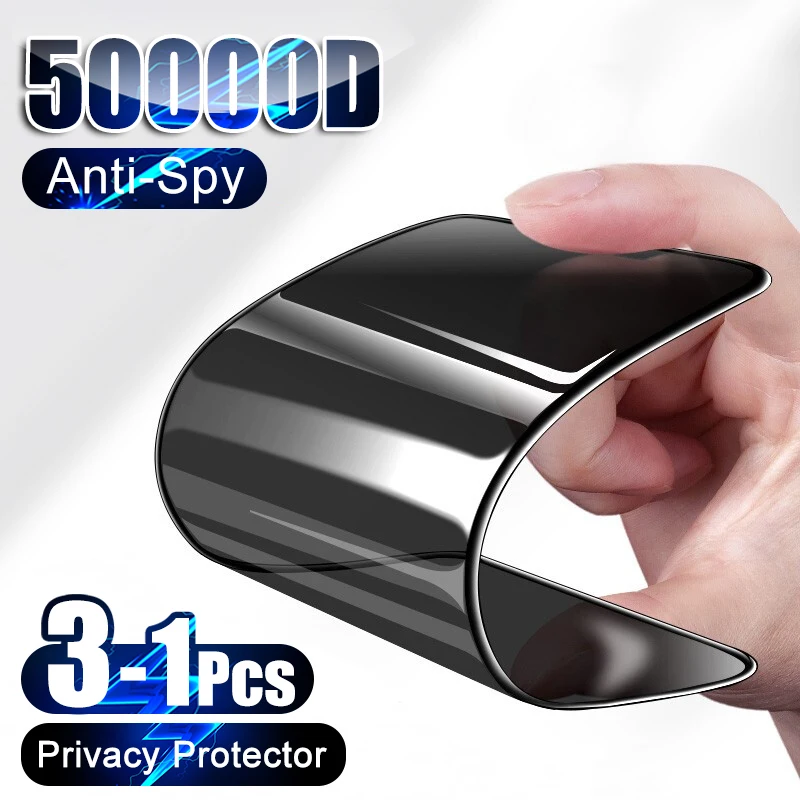Антишпионское закаленное стекло для защиты экрана For iPhone 15 14 13 12 11 Pro Max Mini 7 8 Plus XS XR аксессуары для керамической пленки