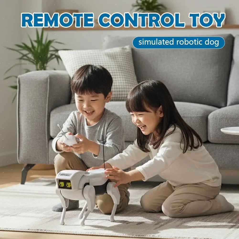DIY Remote Control Robot Dog Toy Mechanical Dog Building Blocks Toys Assembly Jigsaw Puzzle Toys Educational toys For Children