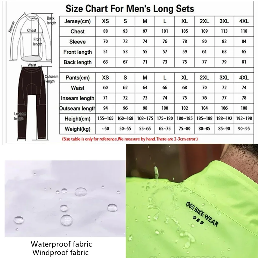Candidates riding long-sleeved windproof and rainproof shirt men's jacket bike mtb uci jersey Sport Top cycling windproof vest cycling jacket cycling clothes