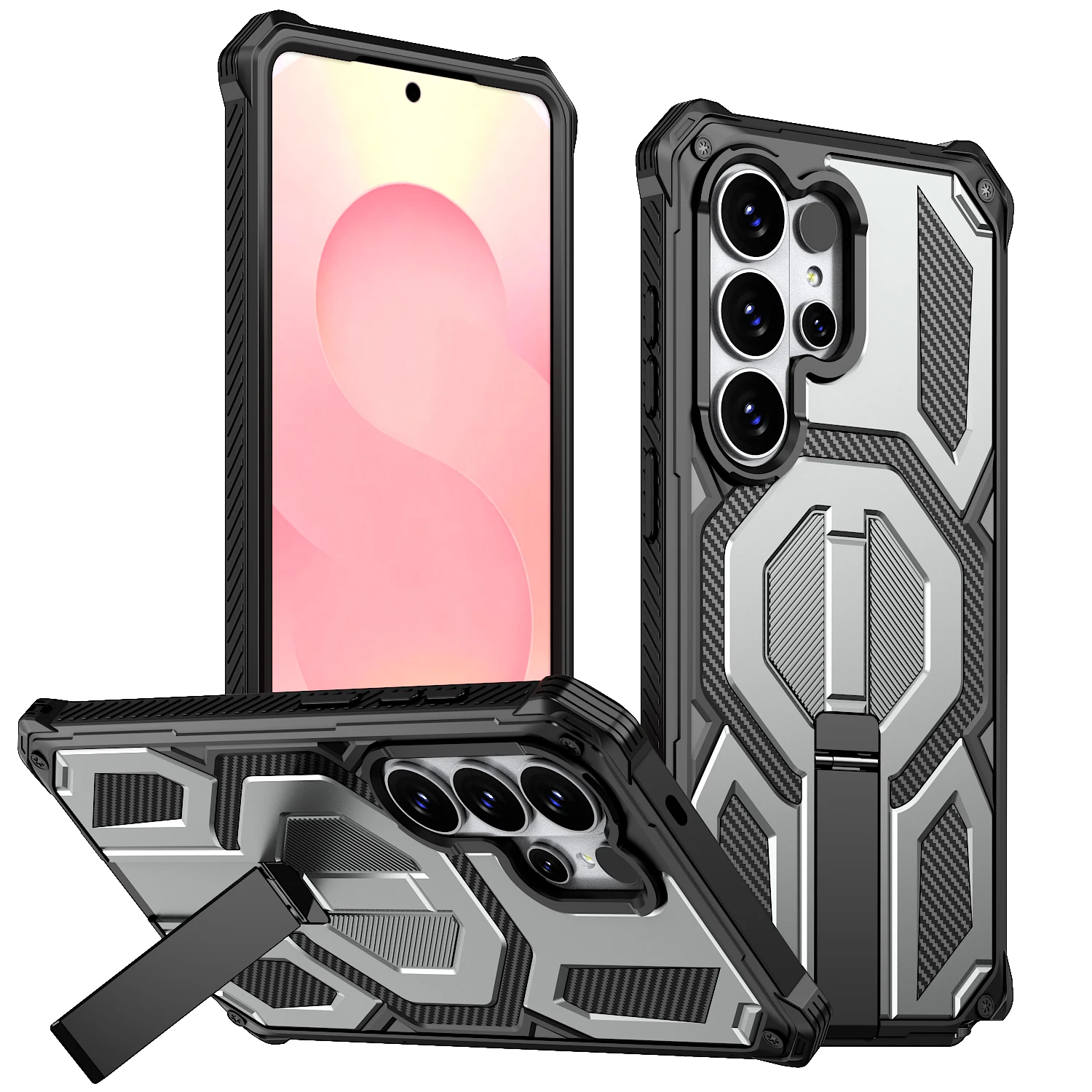 Magnetic Military-Grade Shockproof Protective Case with Heavy Shock Absorption