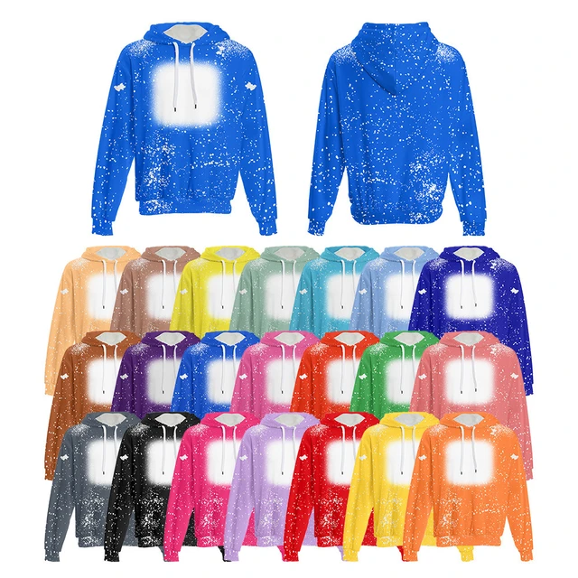 Sublimation Sweatshirt Hoodies Thermal Transfer Printing Blank Pullovers  Wholesale Sublimation Blank Sports Casual Clothes