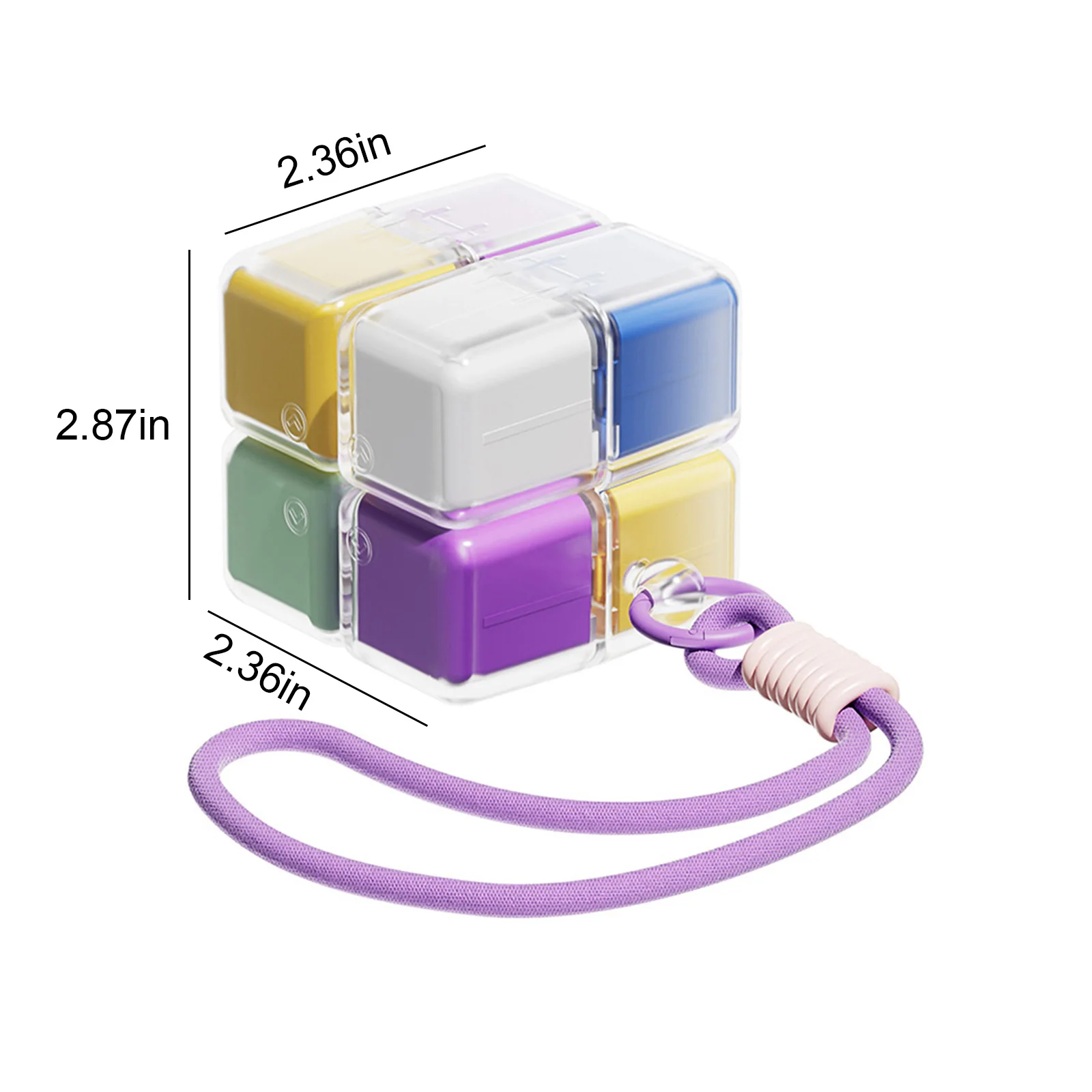 8칸짜리 자석식 약통, 여행용 약통, 생선 기름, 약, 비타민, 보충제, 설탕 등을 위한 간편하게 열리는 약통