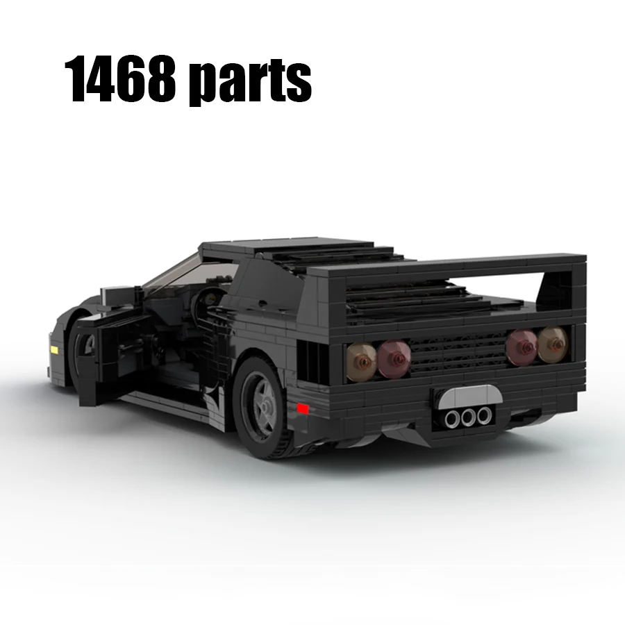 기술 차량 장난감 자동차 모델 빌딩 블록, MOC 자동차 moc-86902, 1468 부품