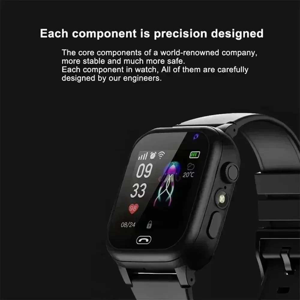 2026 Kids Smart Watch 5G GPS Location Video Call Sim Card SOS Child Camera Waterproof Upgrade For Boys Girls Child Gift 6