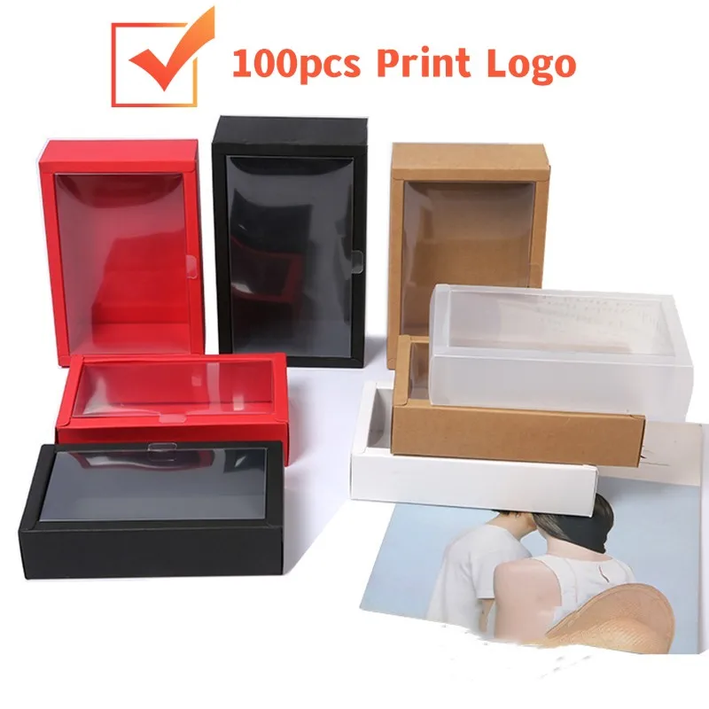 Confezione Da 60 Mini Scatole Di Carta Kraft Con Scatole Di Sapone Per Finestra, Scatola Regalo, Scatola Regalo, Scatola Regalo Per Sapone, Bomboniere, Pasticceria, 3,34 X 5,36 X 3,18 Cm (marrone - 5