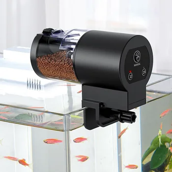 Automatic Fish Tank Feeder Large Capacity Timer Fish Food Dispenser 100Ml Aquarium Goldfish Feeder for Goldfish/Koi/Turtle