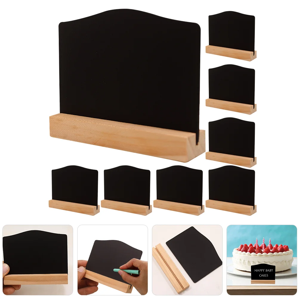 

Erasable Desktop Chalk Board Mini Double-Sided Blackboards Message Board Rustic Chalk Sign Message Board Sign Chalkboards