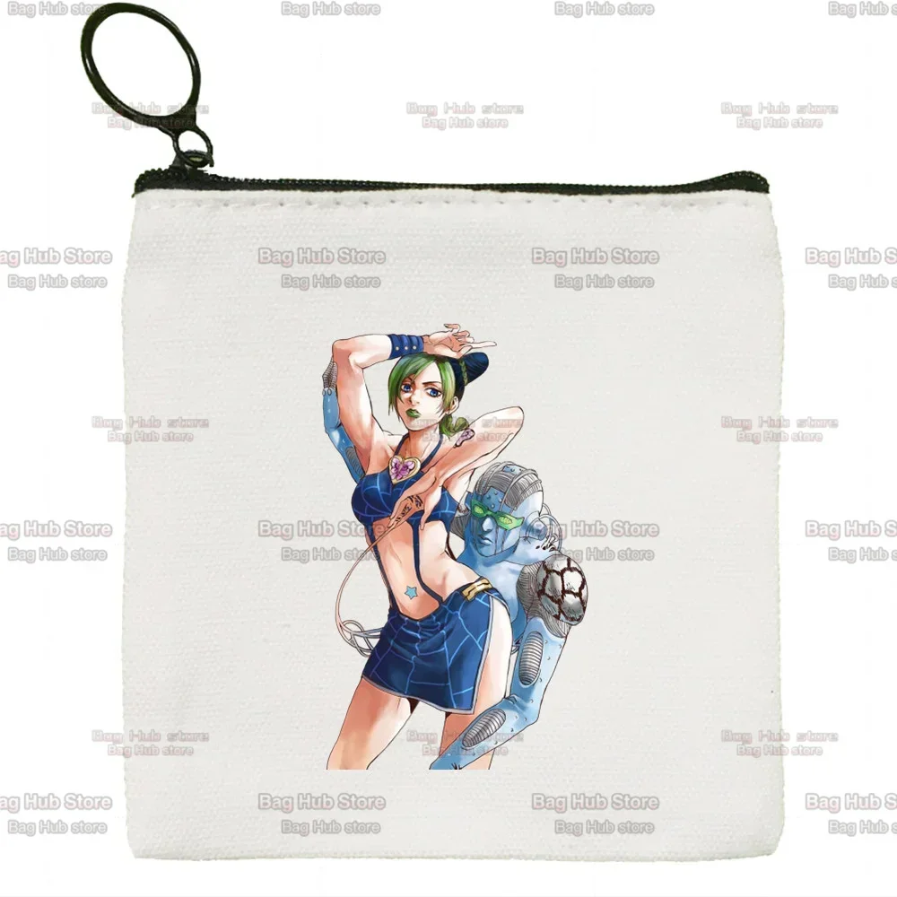 

Кошелек Jojo Stone Ocean с карманом для монет, Винтажный Мужской кошелек, функциональный кошелек для мальчиков и девочек с держателями карт