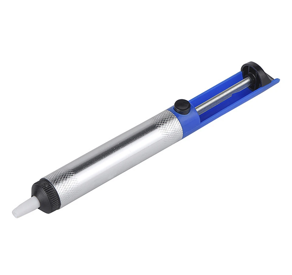 welding rods for sale Blue/Gold Desoldering Pump Suction Tin Sucker Durable All-aluminum Tin Suction Device Manual Solder Pump Welding Hand Tools auto darkening helmet